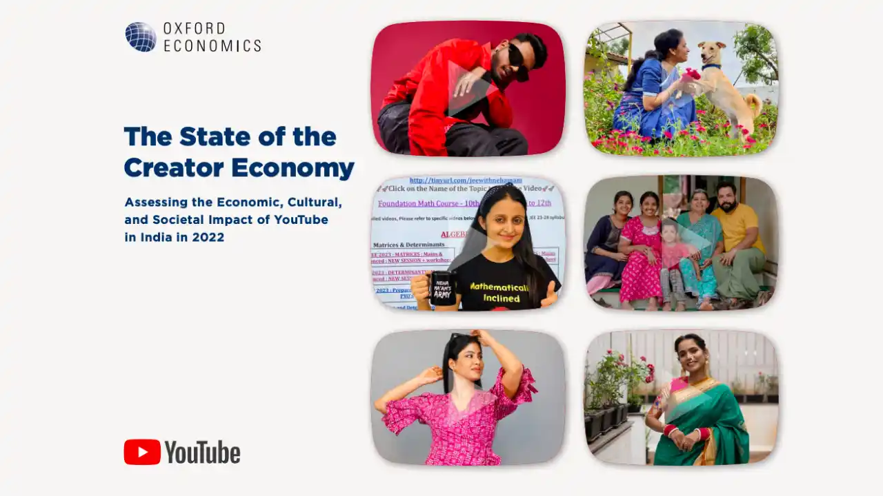 YouTube's Ecosystem Contributes ₹16,000 Crore to India's GDP, Supports 7.5 Lakh Jobs in 2022 YouTube Impact on India's GDP and Economy