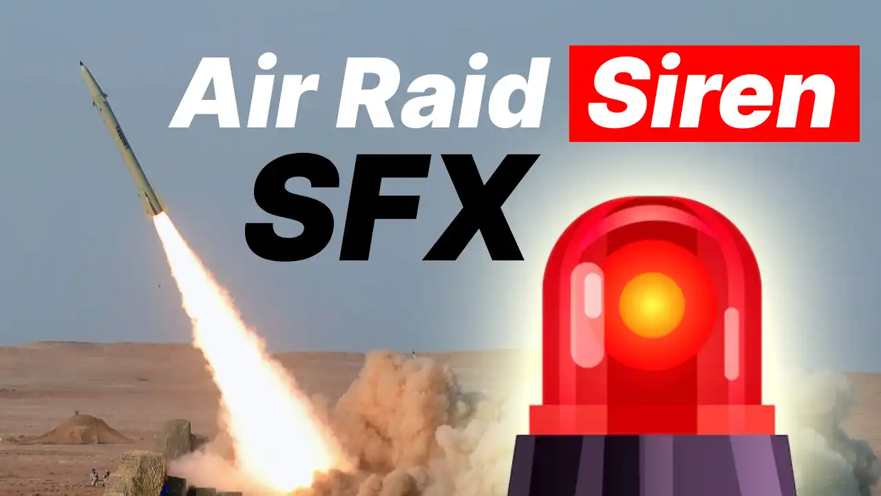 Air Raid Siren Sound Effects for War Emergency Warning SFX Air Raid Siren Sound Effects