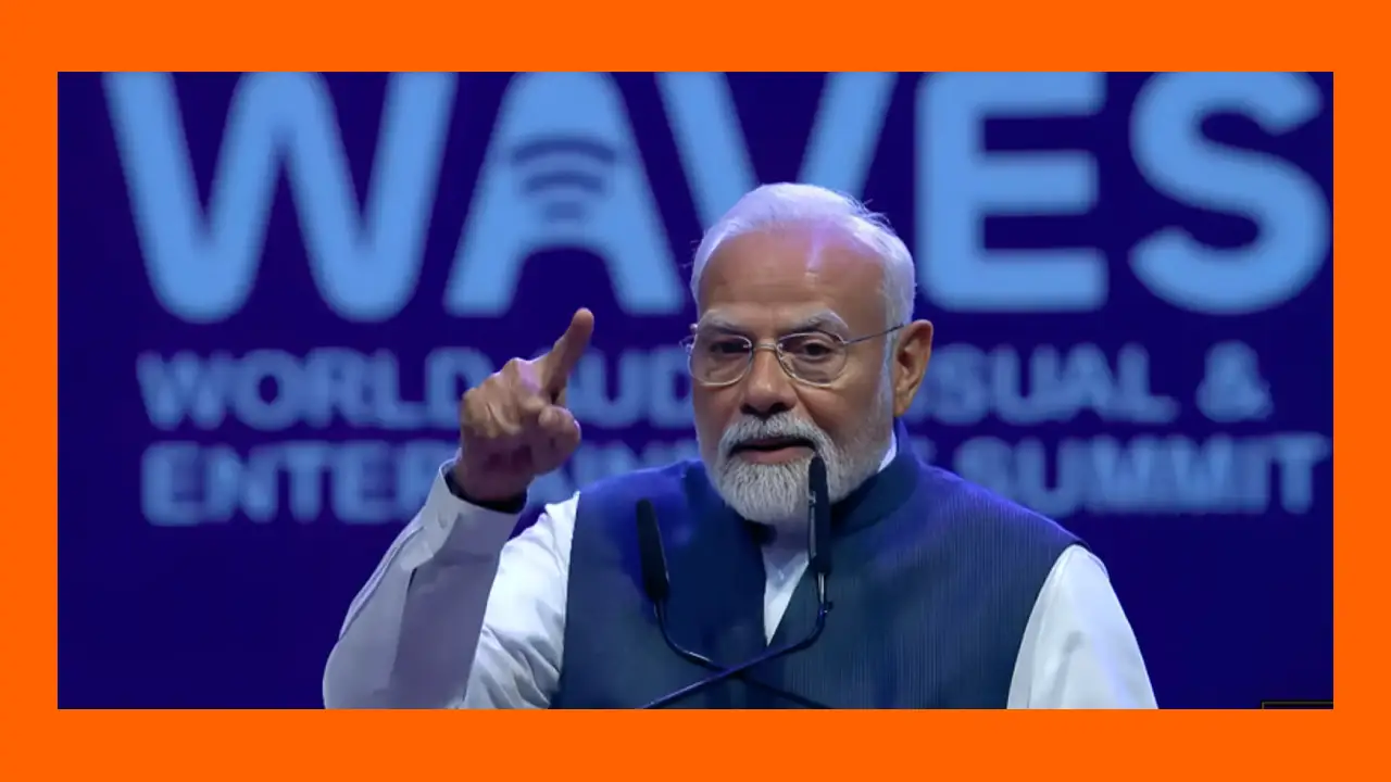 What is Orange Economy? PM Modi addresses its stakeholders at WAVES 2025 Summit PM Modi hailing orange economy at WAVES Summit
